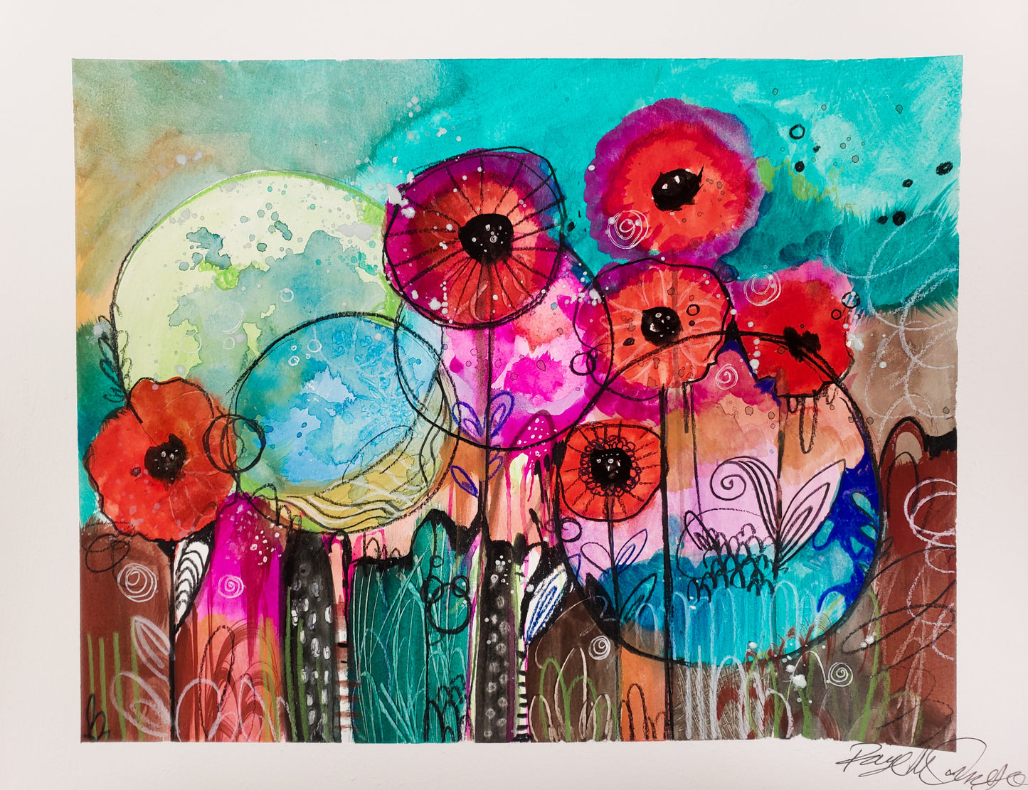 Abstract Floral Painting | Multiple Dates Available