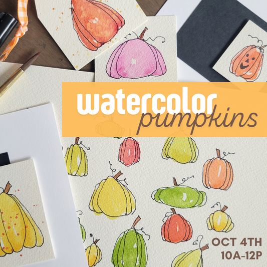 Watercolor Pumpkins | Oct 4th 10a-12p