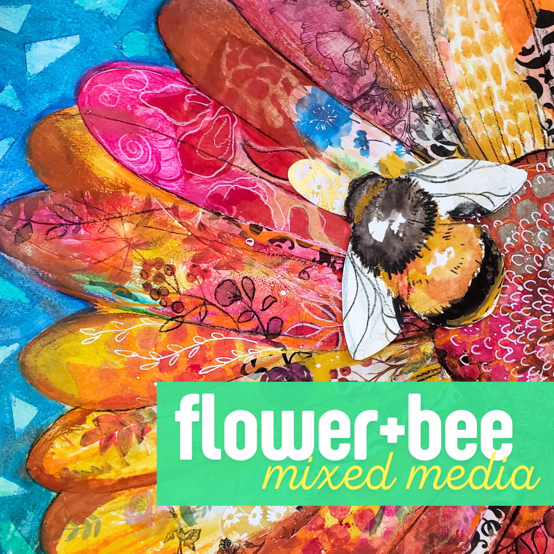 Mixed Media Bumble Bee | Multiple Dates Available