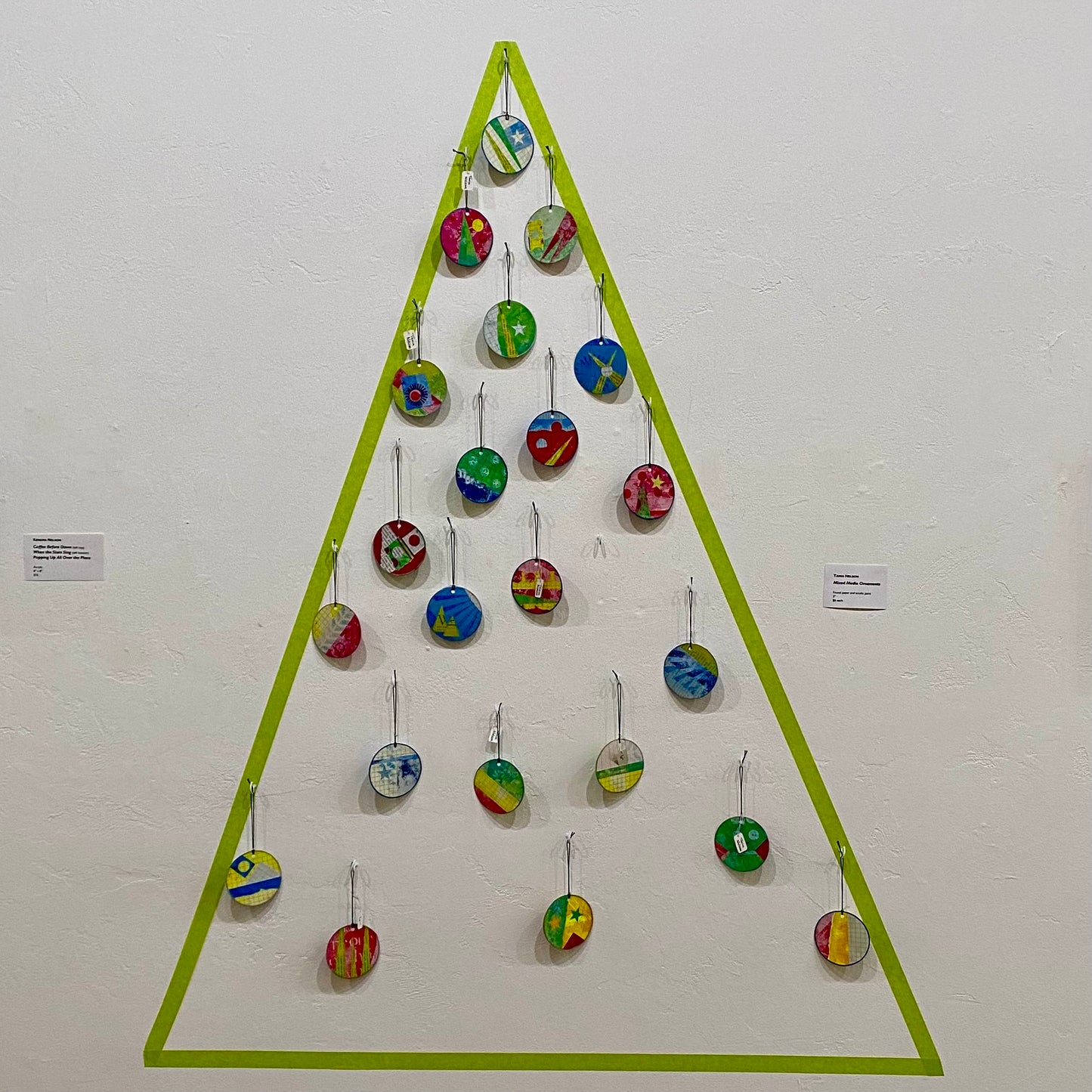 Mixed Media Ornaments