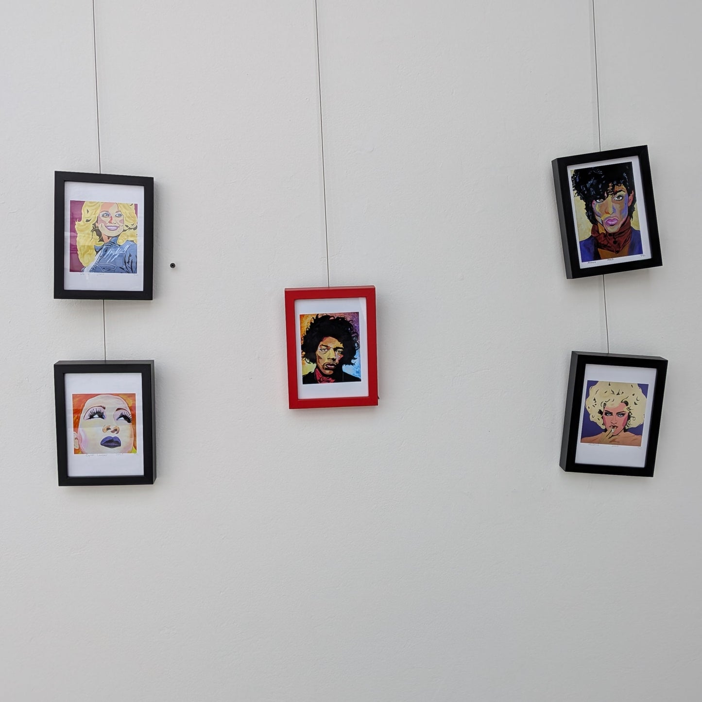 Framed Celebrity Prints